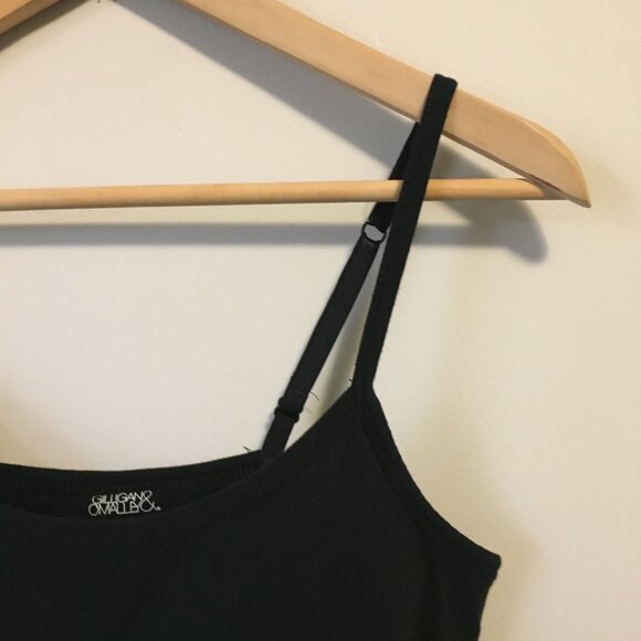 Gilligan & O'Malley Adjustable Strap Inbuilt Bra Black Camisole - Picture 4 of 14